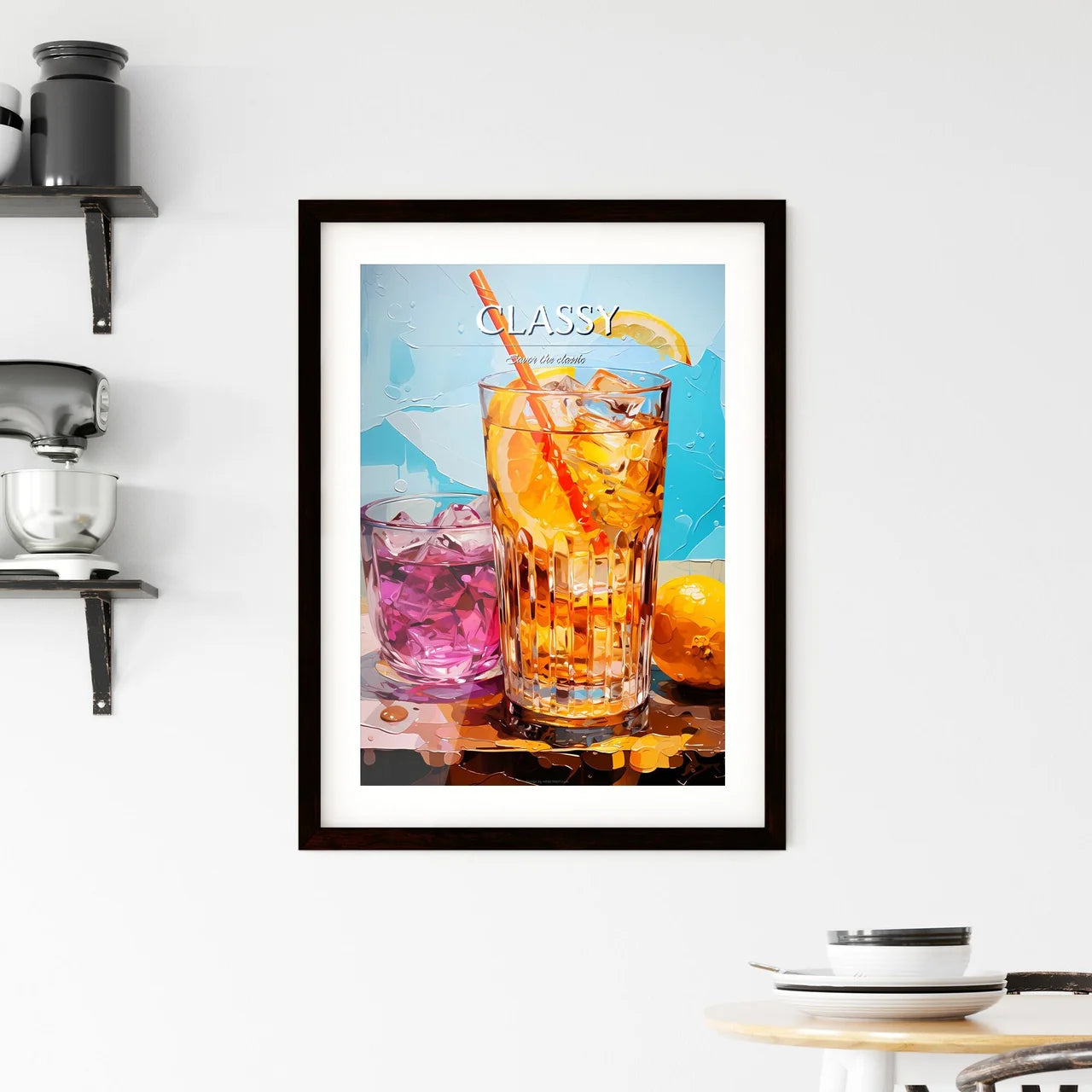 The Old Fashioned Is A Cocktail In A Tumbler Framed Print