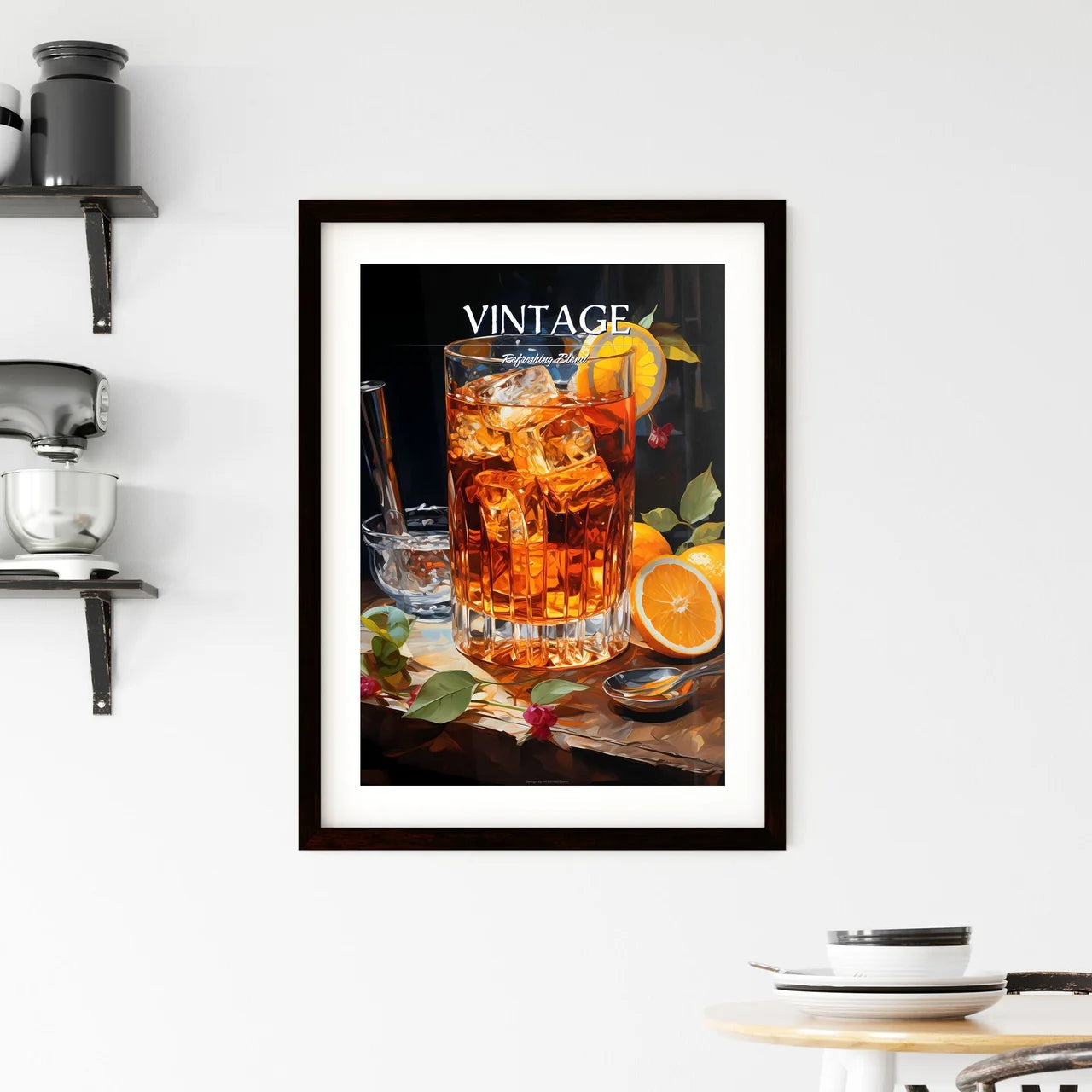 The Old Fashioned Is A Cocktail In A Tumbler Framed Print