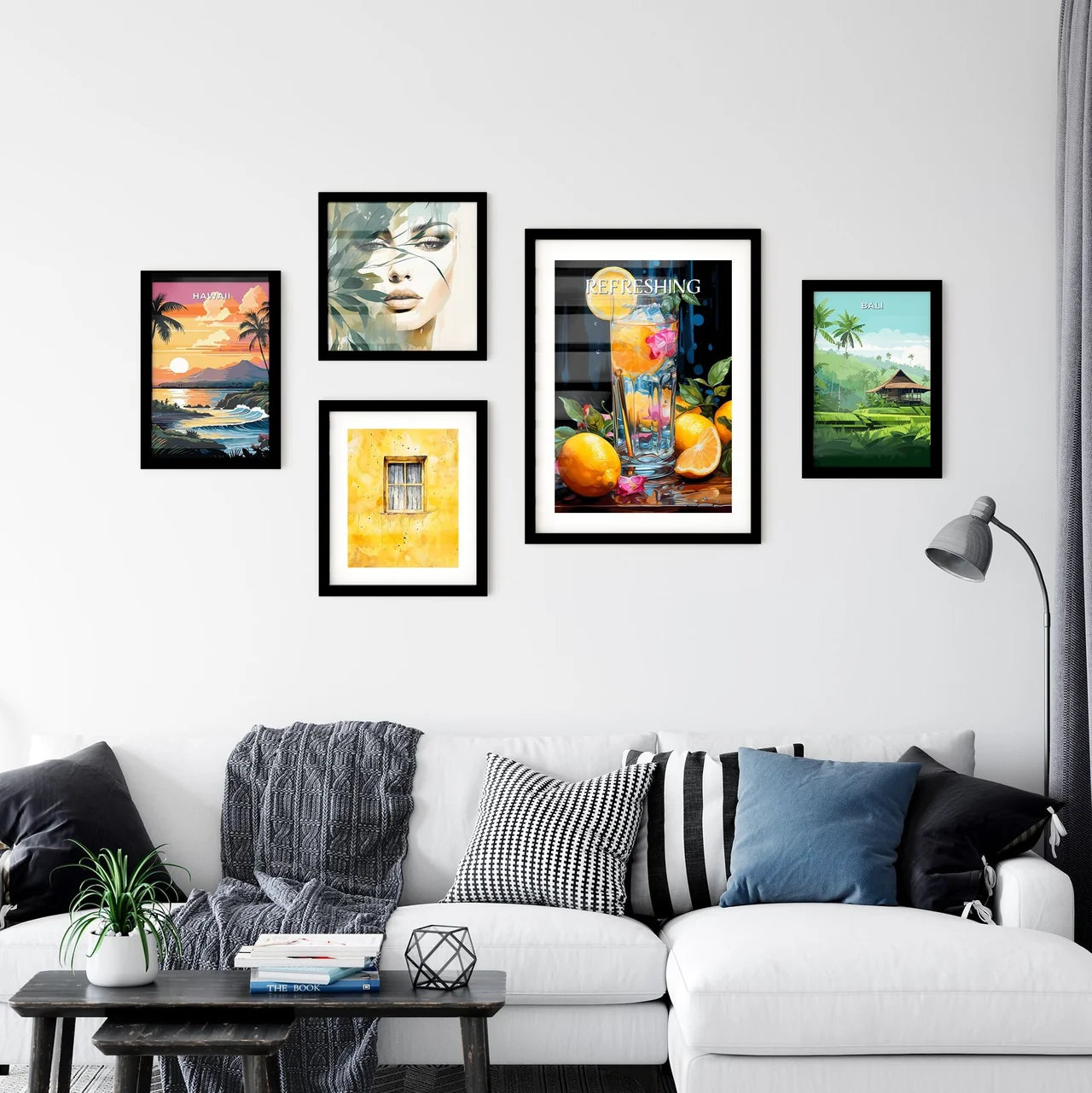 The Tom Collins Cocktail - A Glass Of Lemona Wall Art