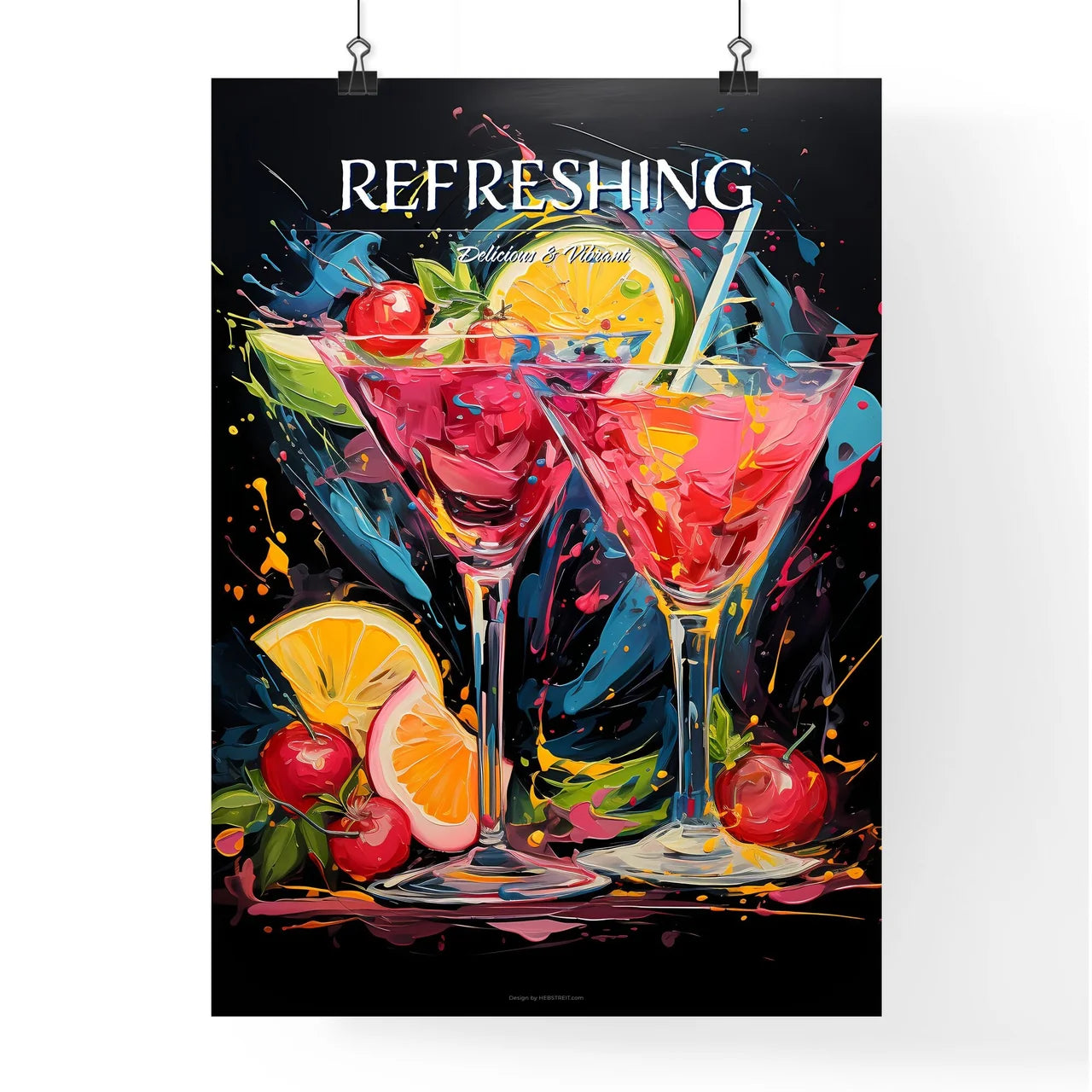 The Watermelon Martini Tastes Like Summer -  Poster
