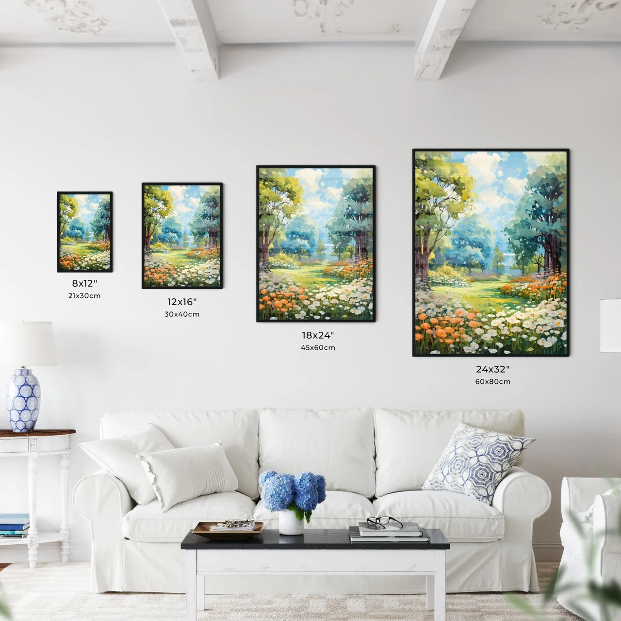 Trees And Lawn On A Bright Summer Day - A Pa - Kitchen Hangings