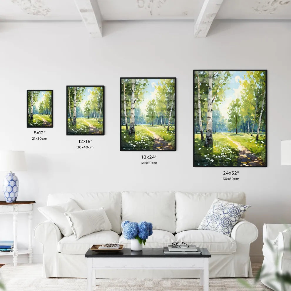 Trees And Lawn On A Bright Summer Day - A Pa - Kitchen Hangings