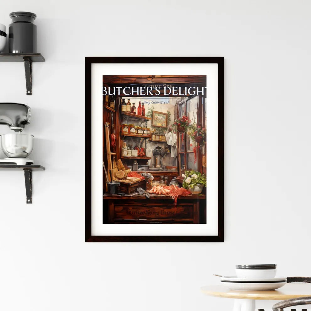 Typical Shop Window Of A Traditional Irish B Framed Print