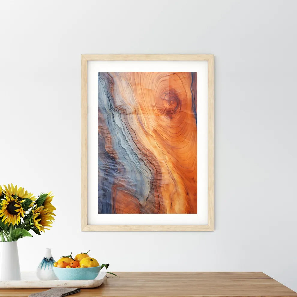 Very Old Juniper Wood Texture  Framed Print