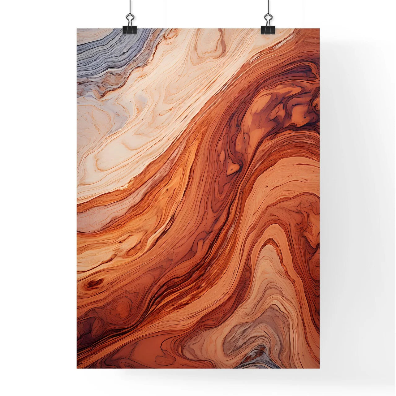 Very Old Juniper Wood Texture - A Close Up O Poster