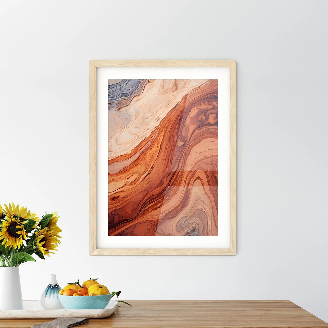 Very Old Juniper Wood Texture - A Close Up O Framed Print