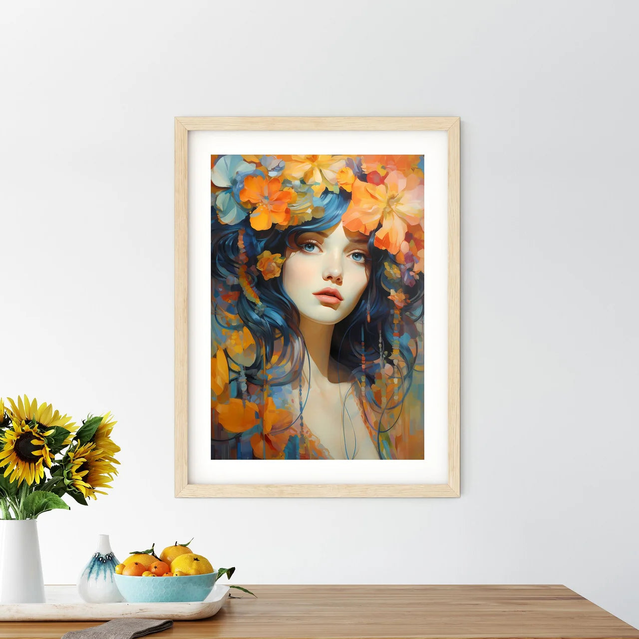 Vintage Art Deco - A Woman With Framed Print