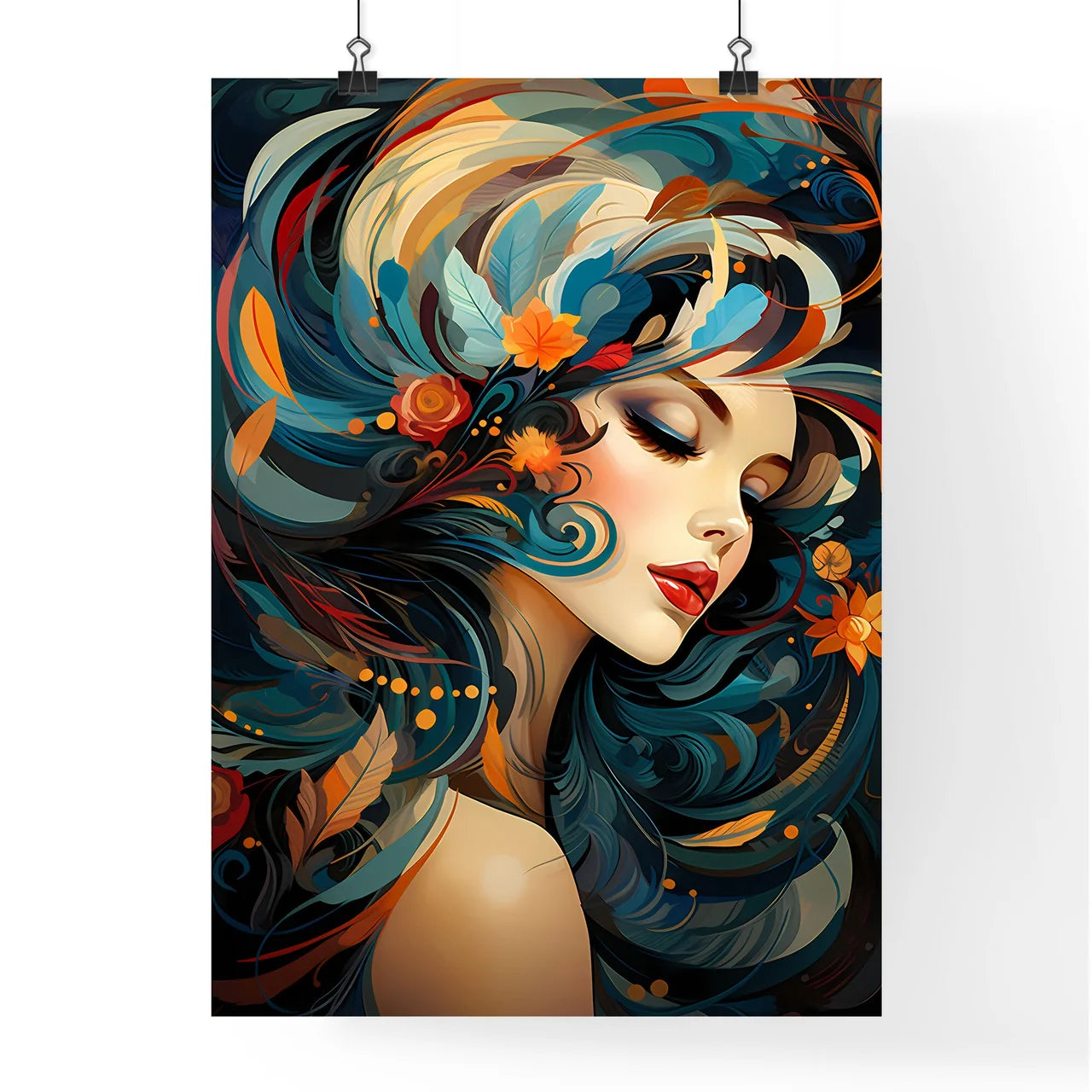 Vintage Art Deco - A Woman With Poster