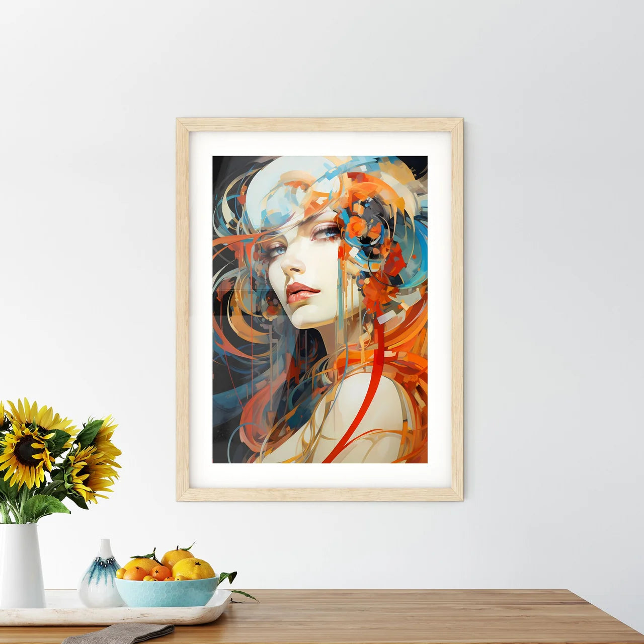 Vintage Art Deco - A Woman With Framed Print