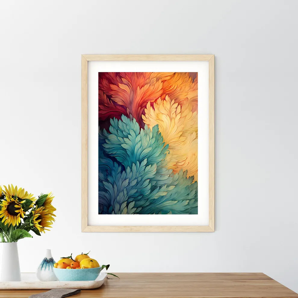 Vintage Seamless Pattern With Grunge Effect  Framed Print