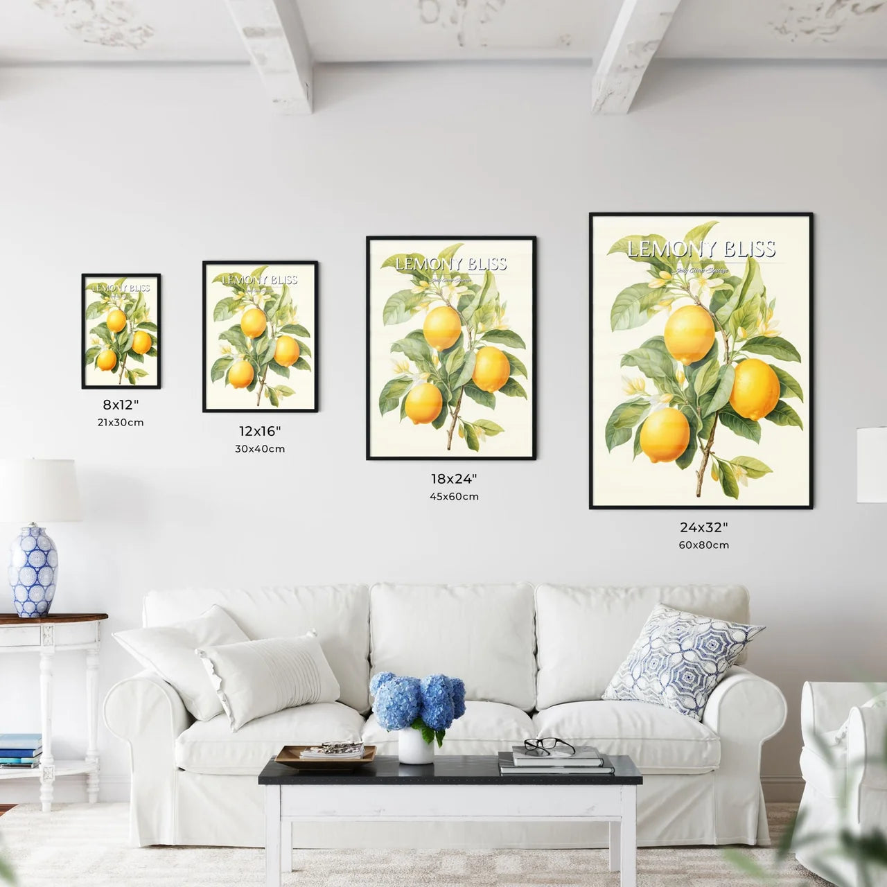 Watercolor Illustration Of Lemon - A Lemons  - Kitchen Hangings