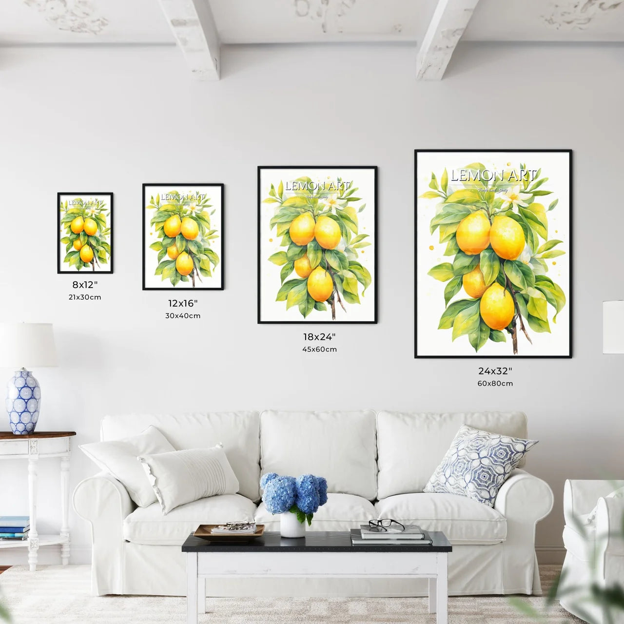 Watercolor Illustration Of Lemon - A Paintin - Kitchen Hangings