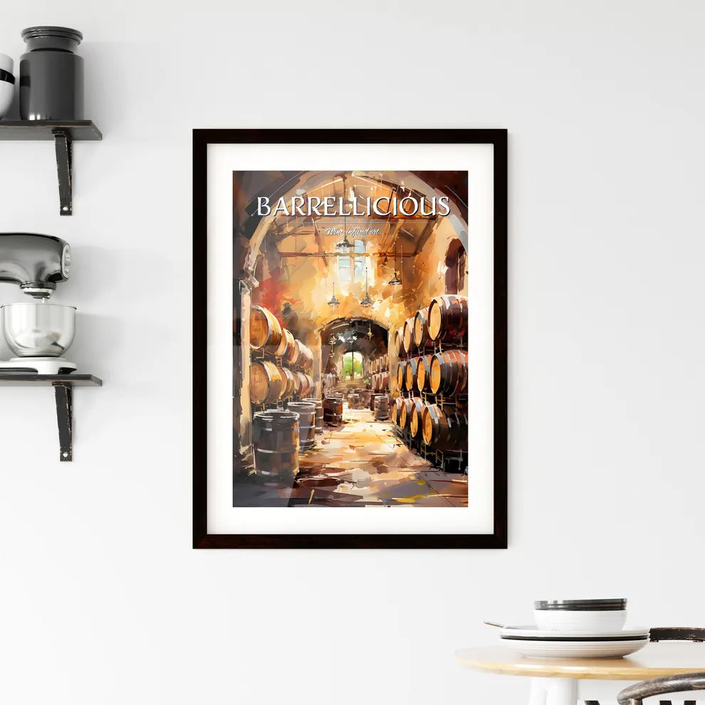 Winery In The Barossa Valley - A Room With B Framed Print