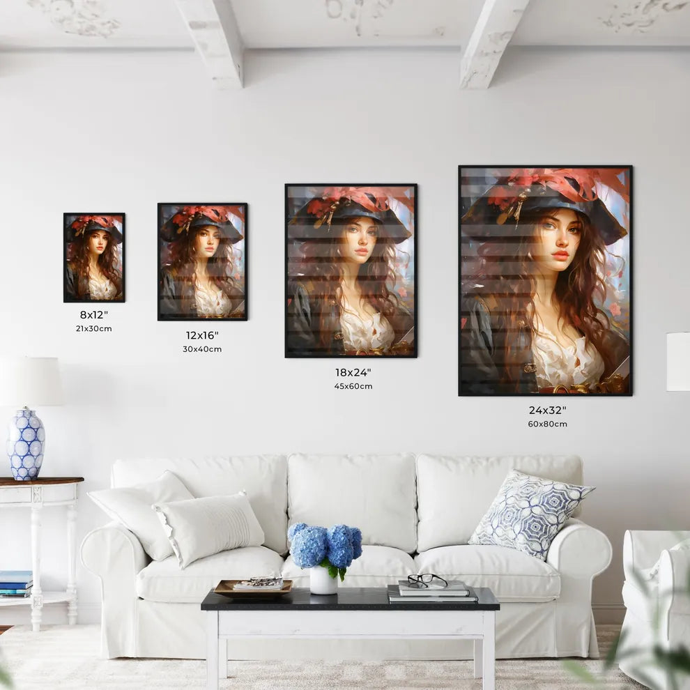 Woman Pirate With A Sword - A Woman In A - Kitchen Hangings