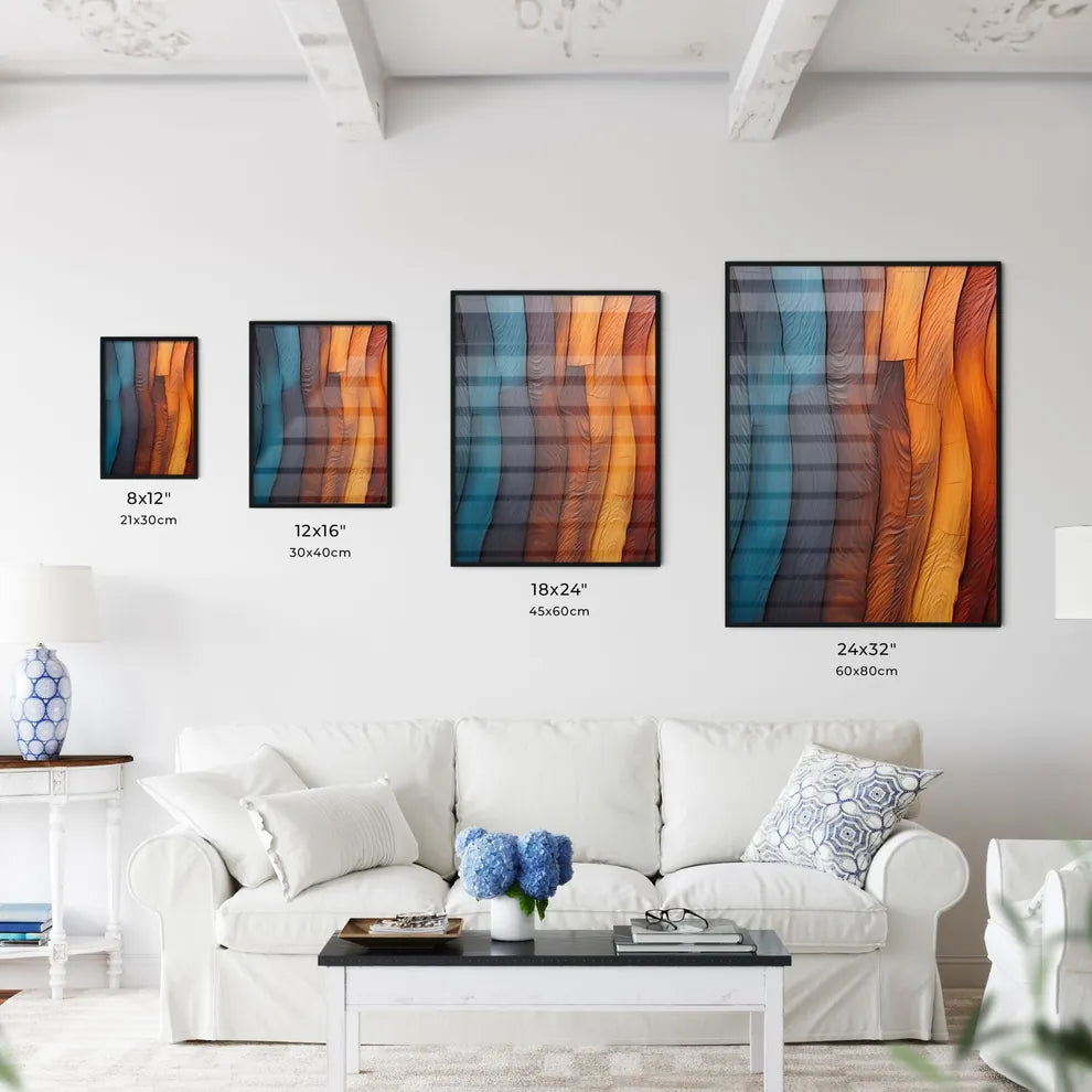 Wood Texture Closeup - A Colorful W - Kitchen Hangings