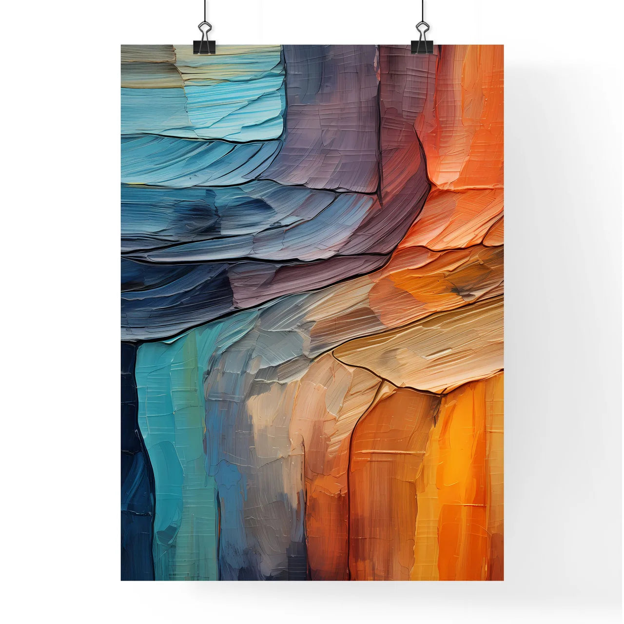 Wood Texture Closeup - A Close Up O Poster