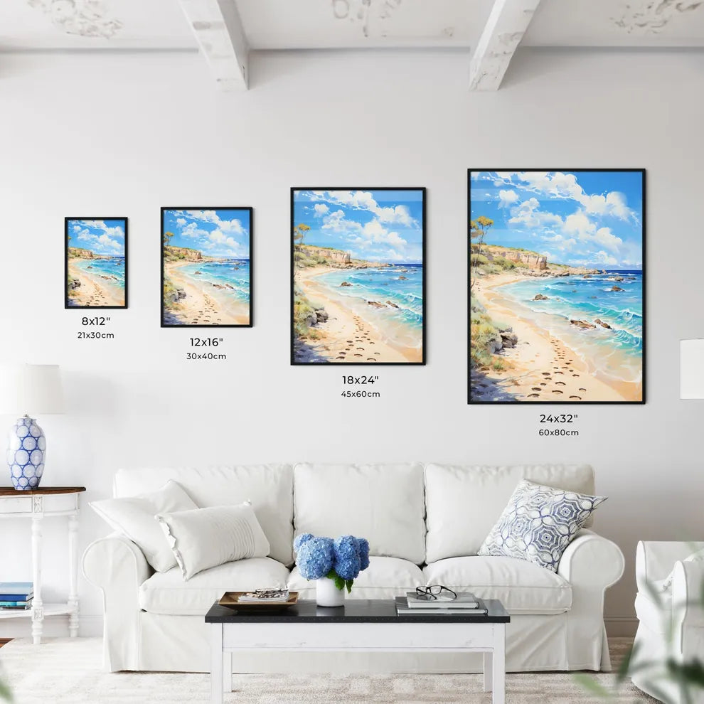 A Lot Of Footprints On The Sand - In Rhodes  - Kitchen Hangings