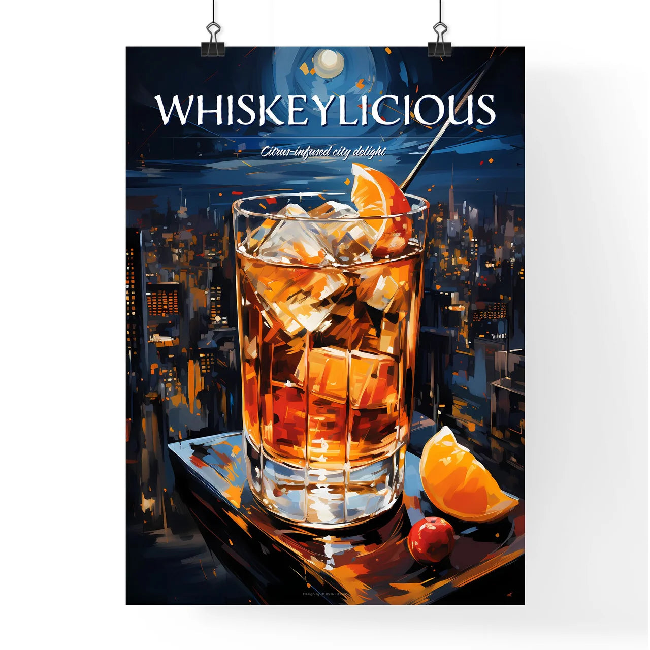 A Manhattan Is A Cocktail Made With Whiskey  Poster