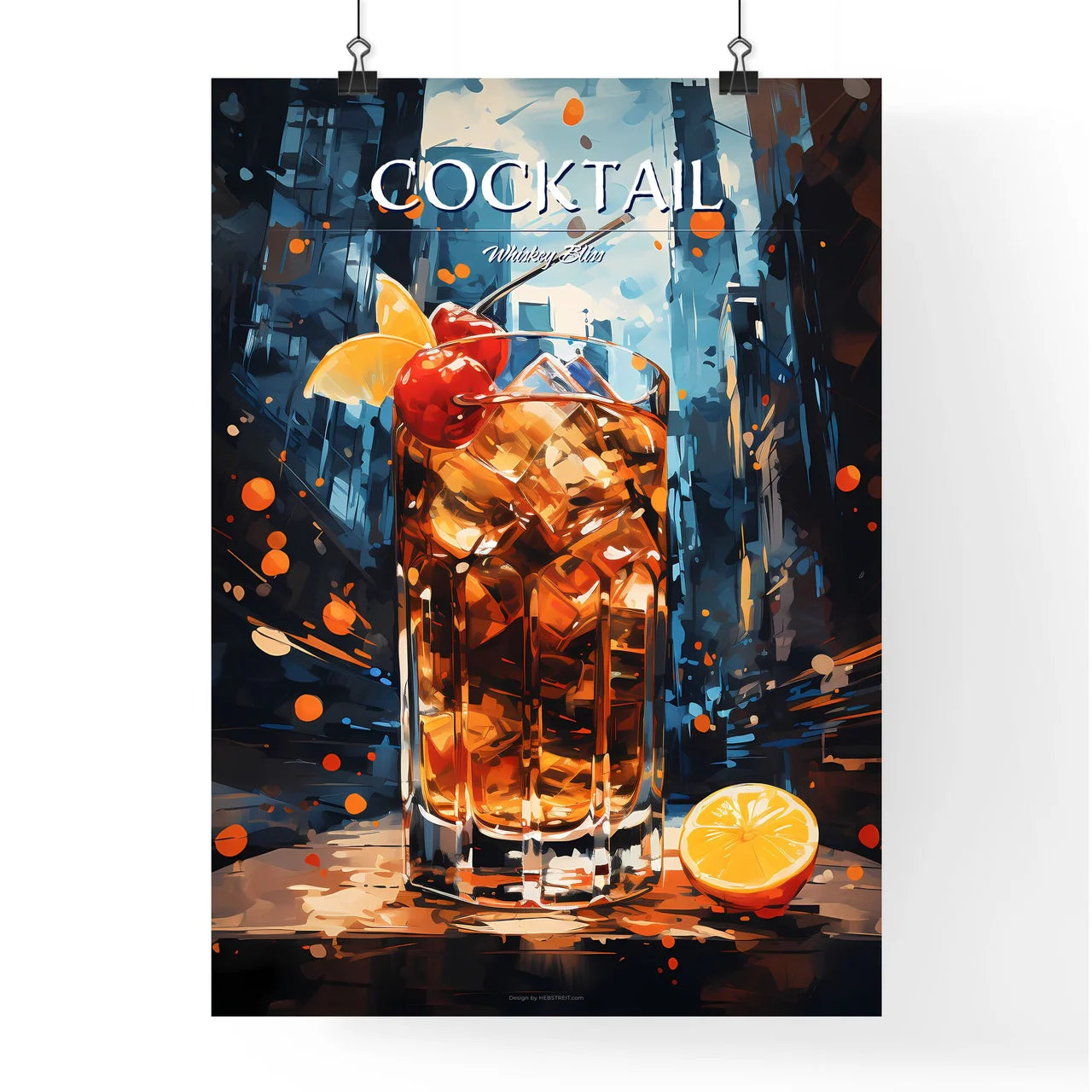A Manhattan Is A Cocktail Made With Whiskey  Poster