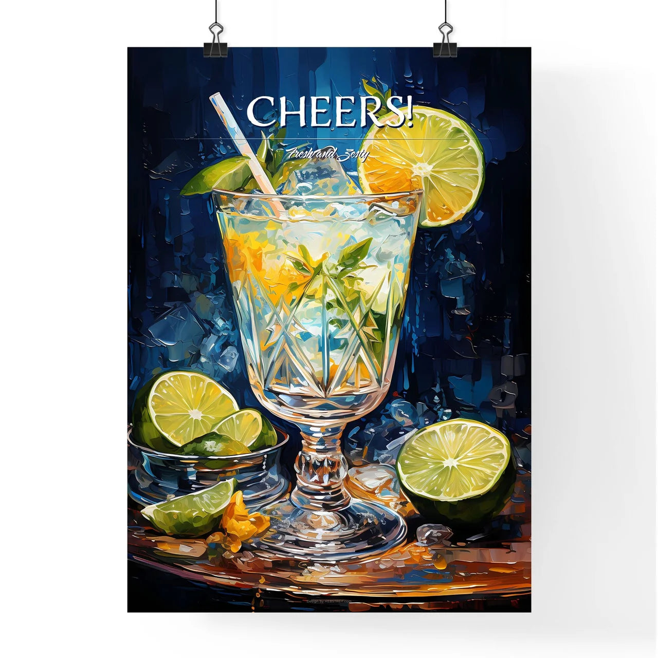 A Margarita Is A Cocktail Consisting Of Tequ Poster