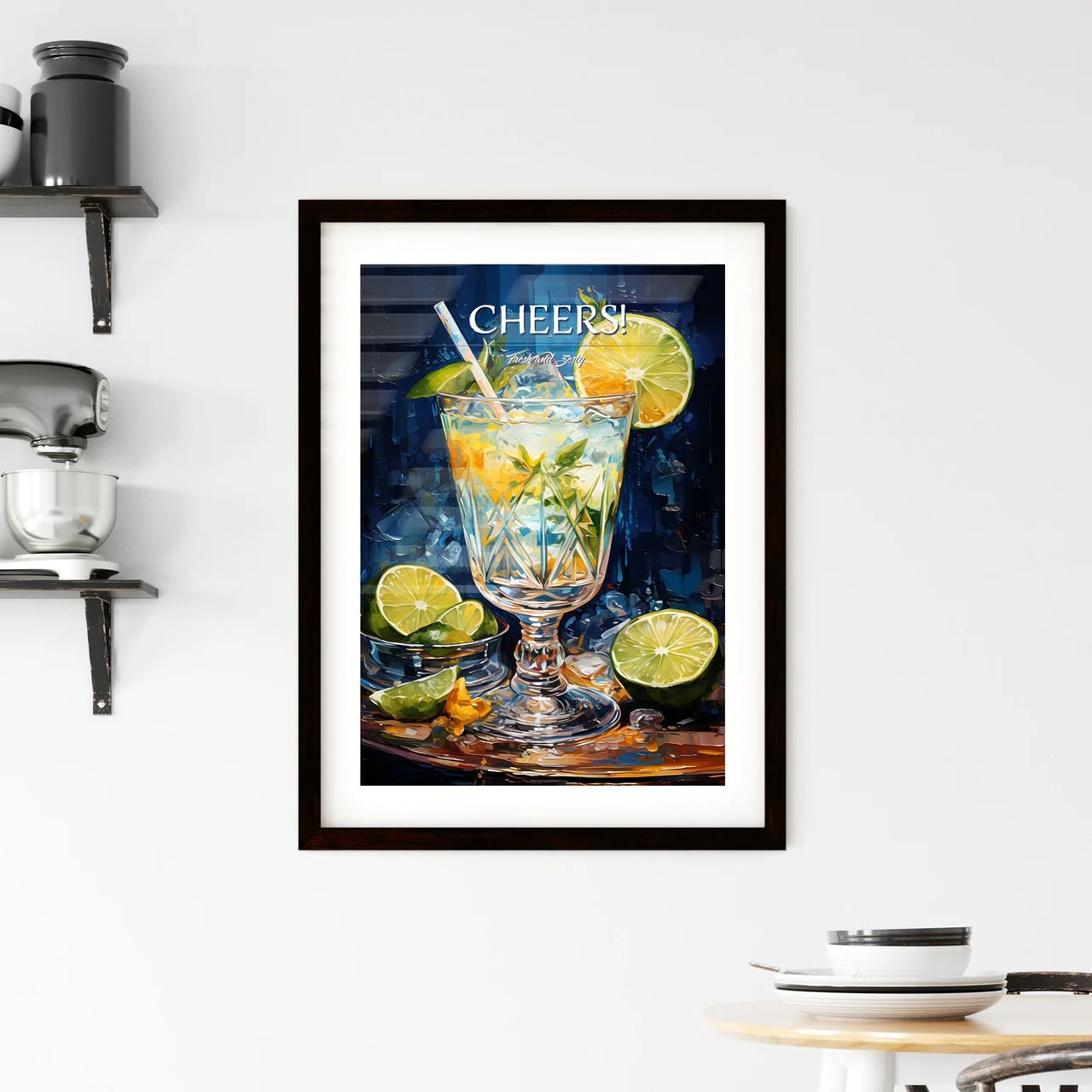 A Margarita Is A Cocktail Consisting Of Tequ Framed Print