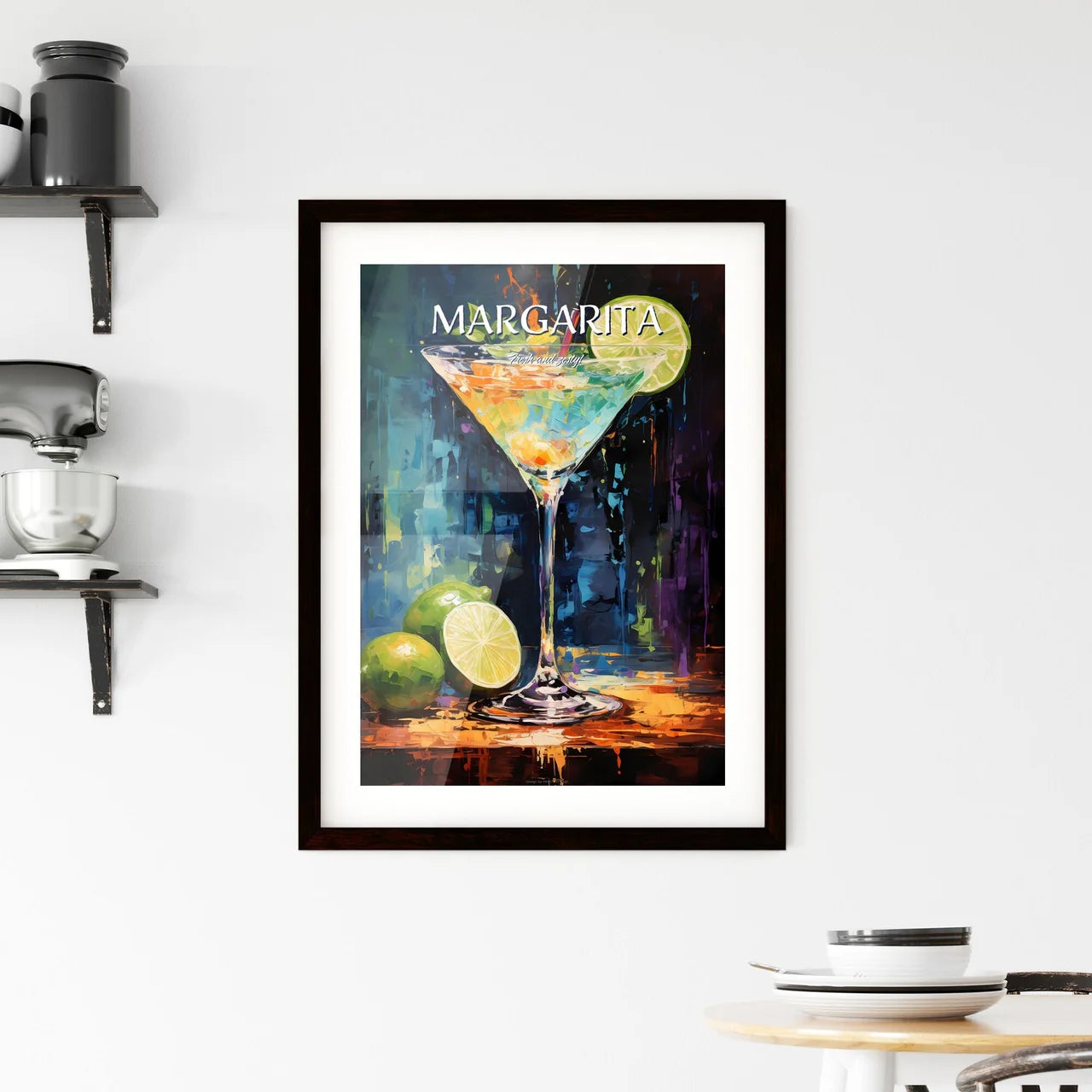 A Margarita Is A Cocktail Consisting Of Tequ Framed Print