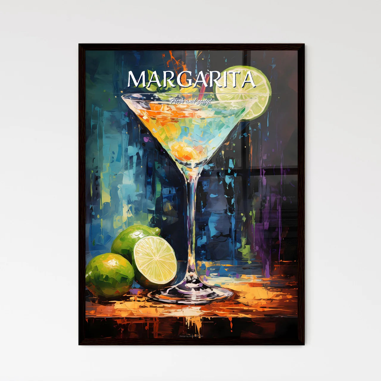 A Margarita Is A Cocktail Consisting Of Tequ - Framed Art Print
