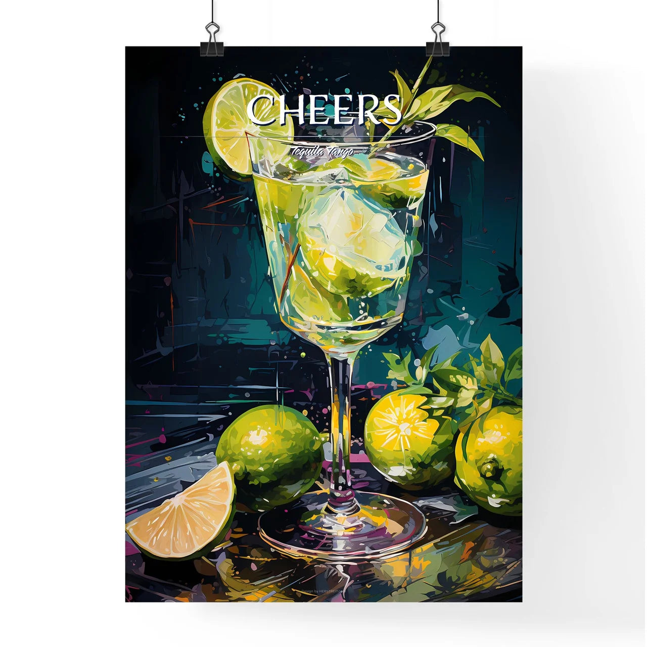 A Margarita Is A Cocktail Consisting Of Tequ Poster