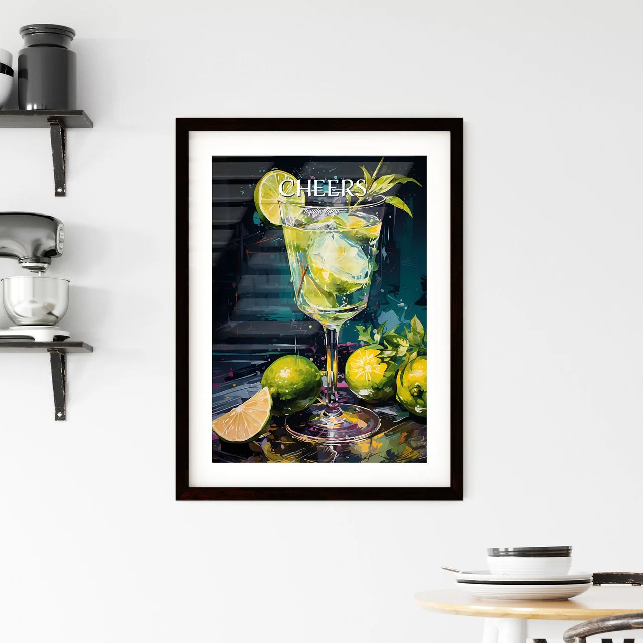 A Margarita Is A Cocktail Consisting Of Tequ Framed Print