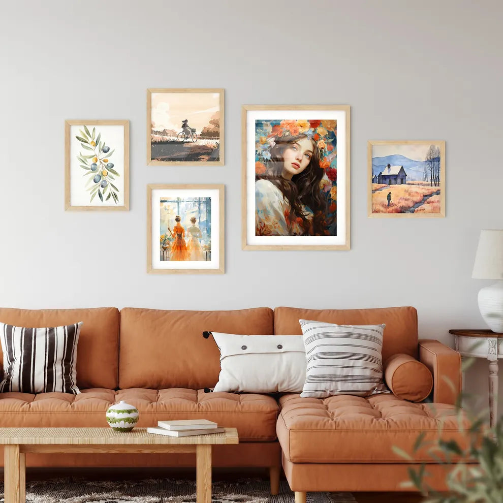 Boho Pattern - A Woman With Wall Art