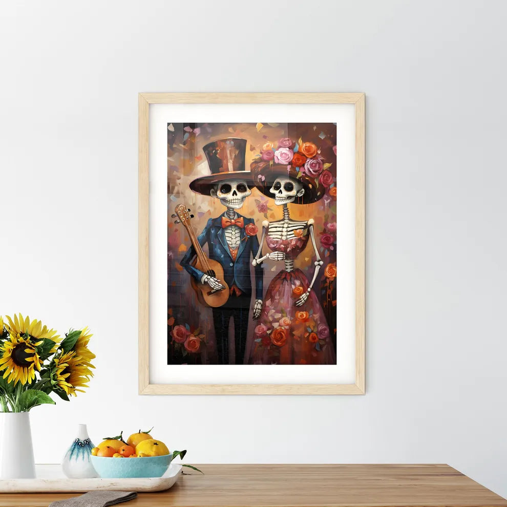 Day Of The Dead - A Couple Of  Framed Print
