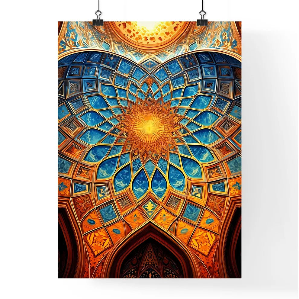 Dome Of The Mosque Oriental Ornaments - A Co Poster