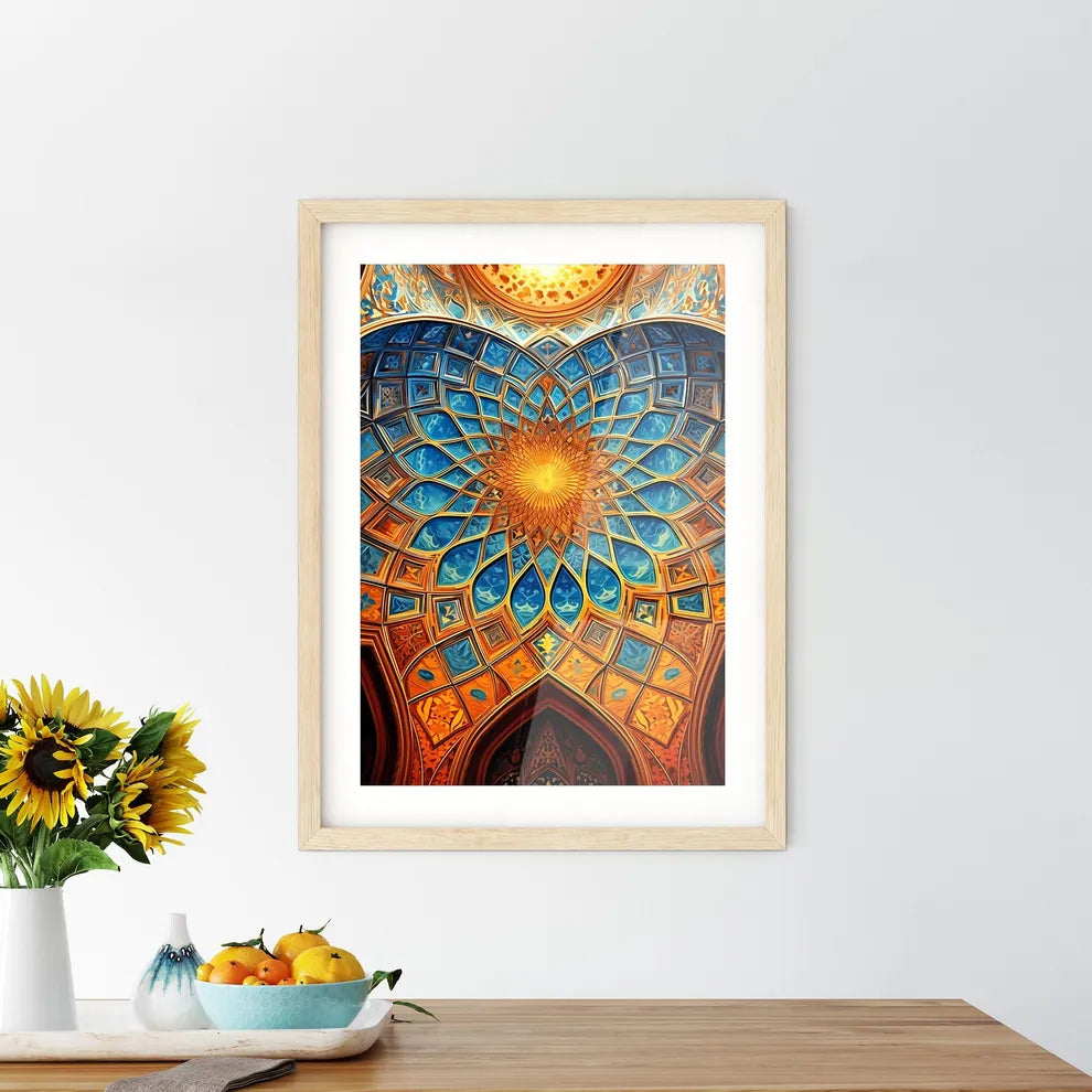 Dome Of The Mosque Oriental Ornaments - A Co Framed Print