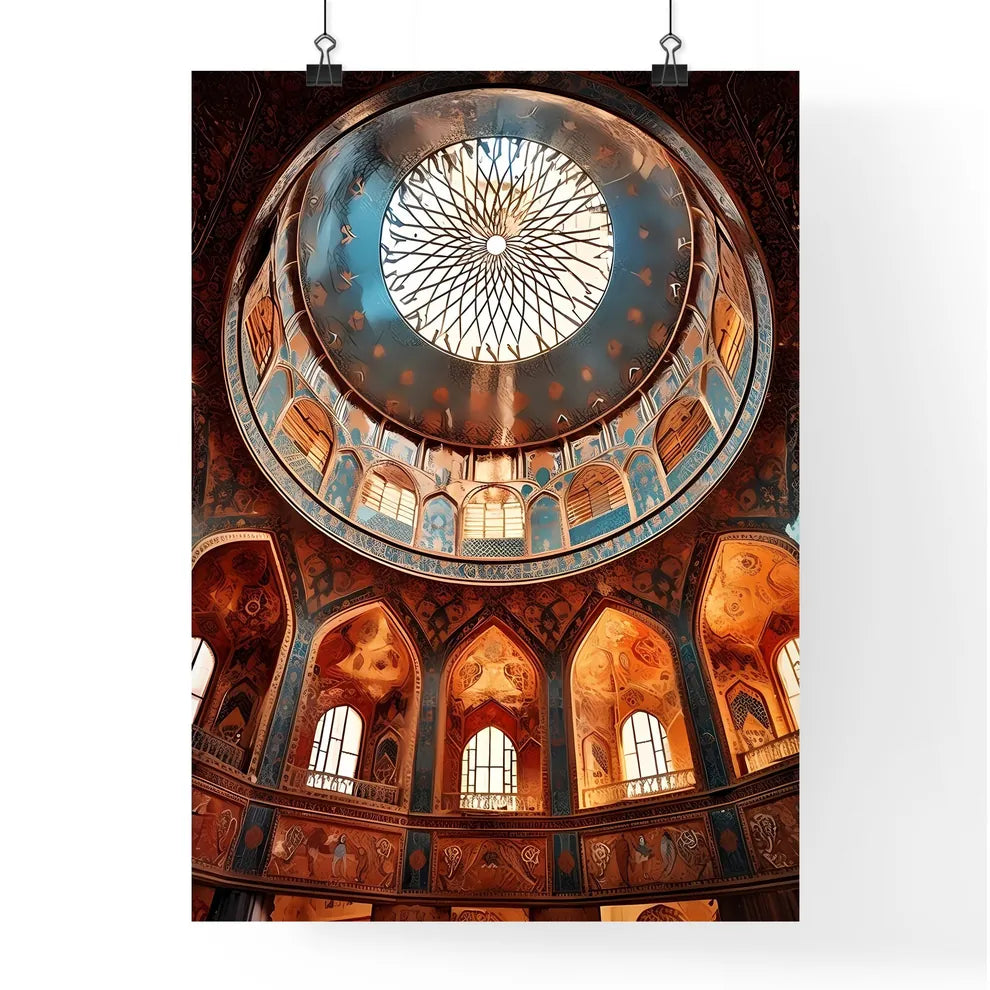 Dome Of The Mosque Oriental Ornaments - A Ce Poster