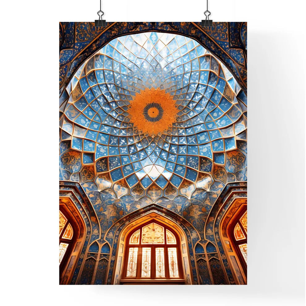 Dome Of The Mosque Oriental Ornaments - A Ce Poster