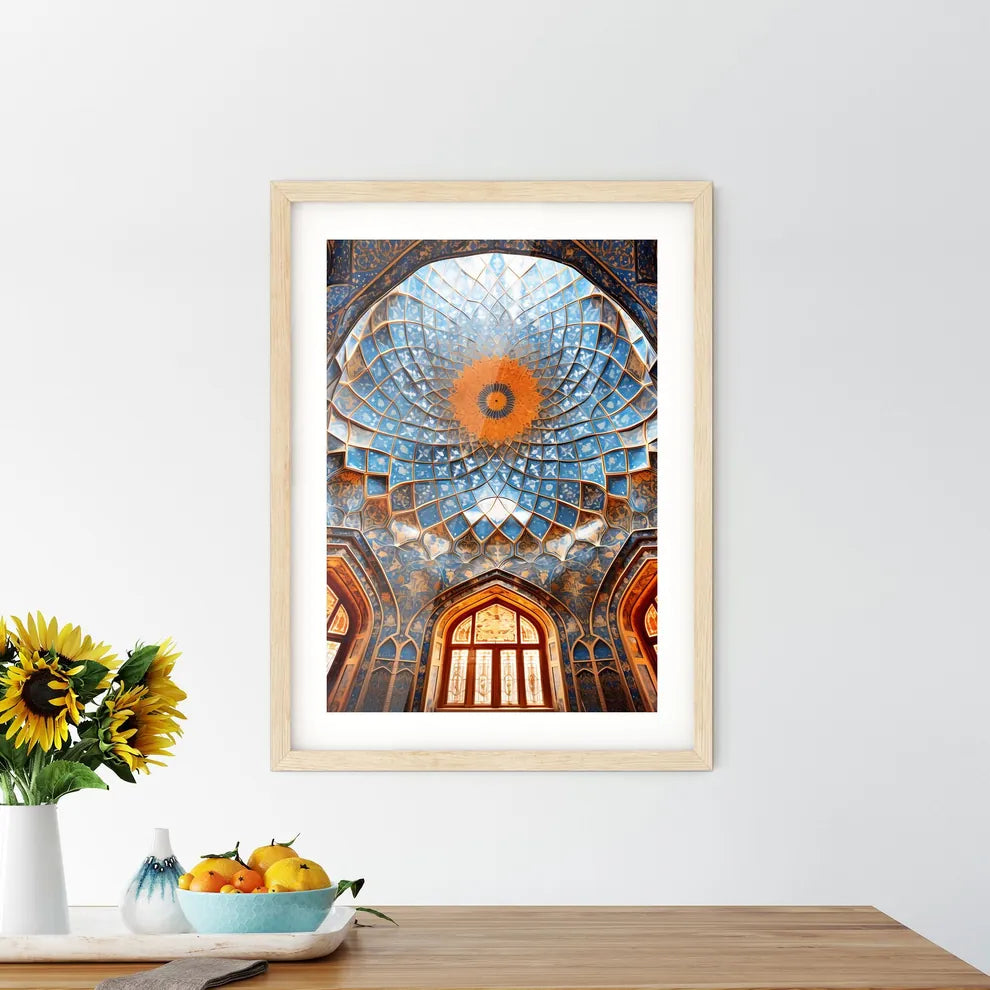 Dome Of The Mosque Oriental Ornaments - A Ce Framed Print