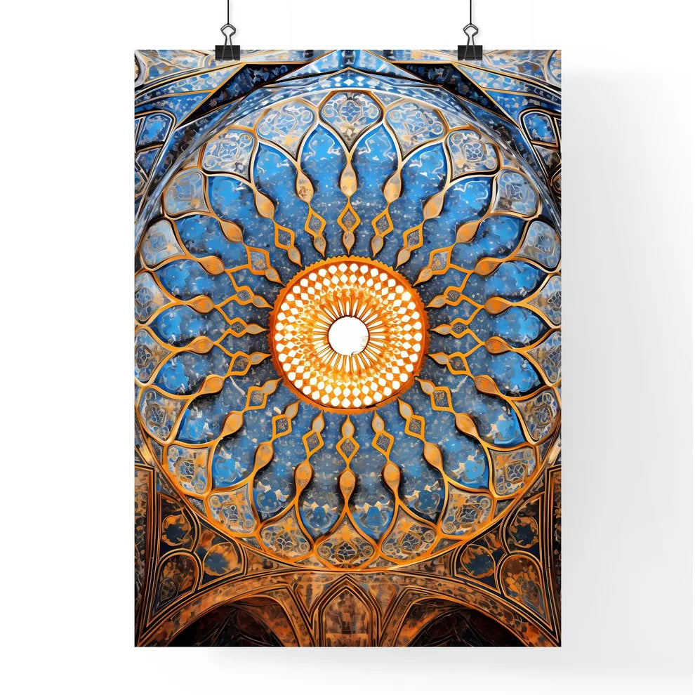 Dome Of The Mosque Oriental Ornaments From S Poster