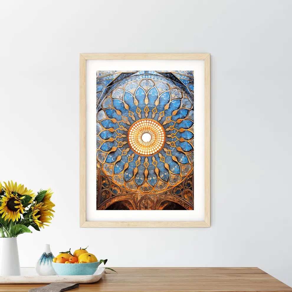 Dome Of The Mosque Oriental Ornaments From S Framed Print