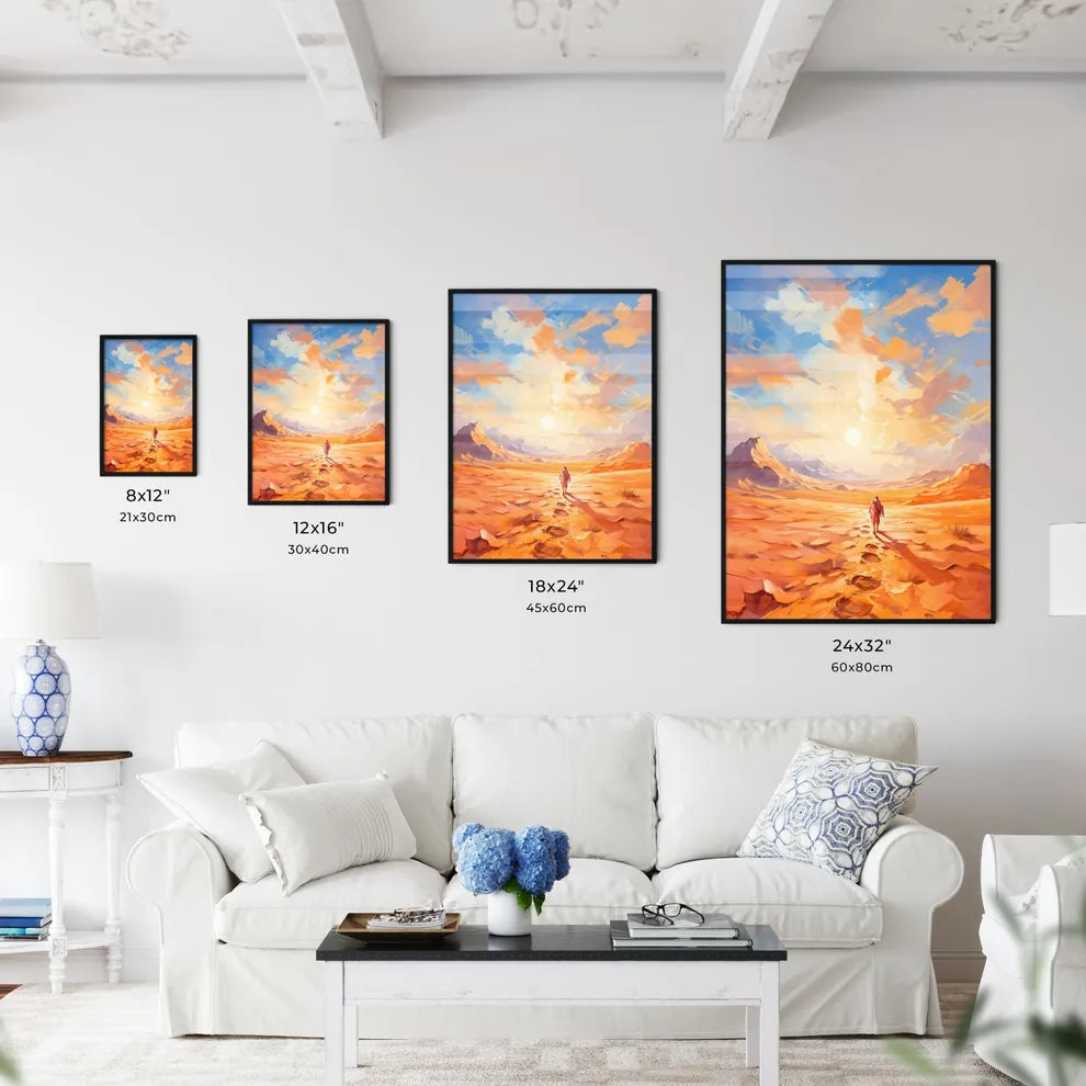 Footsteps On The Dunes In The Desert Near Me - Kitchen Hangings