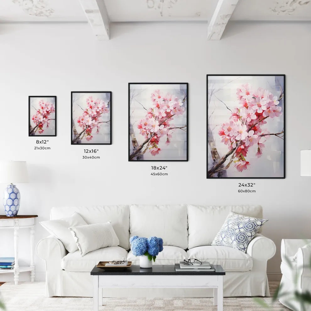 Fresh Pink Soft Spring Apple Tree Blossoms O - Kitchen Hangings