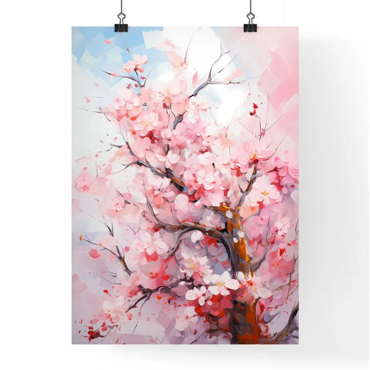 Fresh Pink Soft Spring Apple Tree Blossoms O Poster
