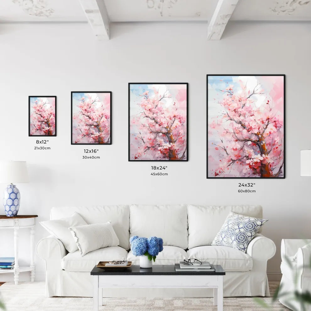 Fresh Pink Soft Spring Apple Tree Blossoms O - Kitchen Hangings