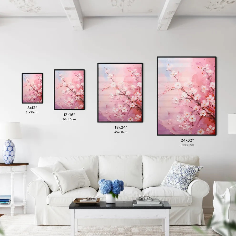 Fresh Pink Soft Spring Cherry Tree Blossoms  - Kitchen Hangings