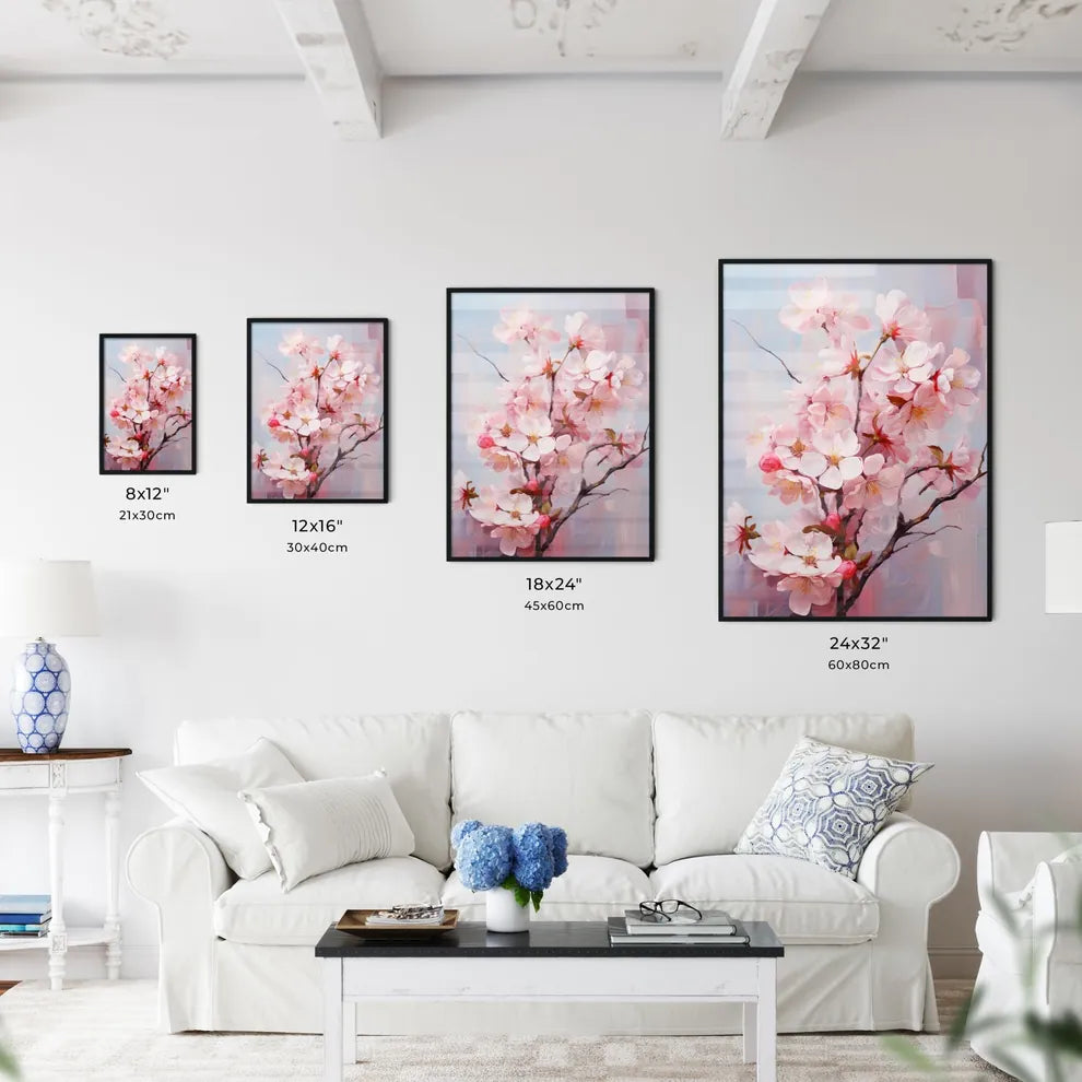 Fresh Pink Soft Spring Cherry Tree Blossoms  - Kitchen Hangings