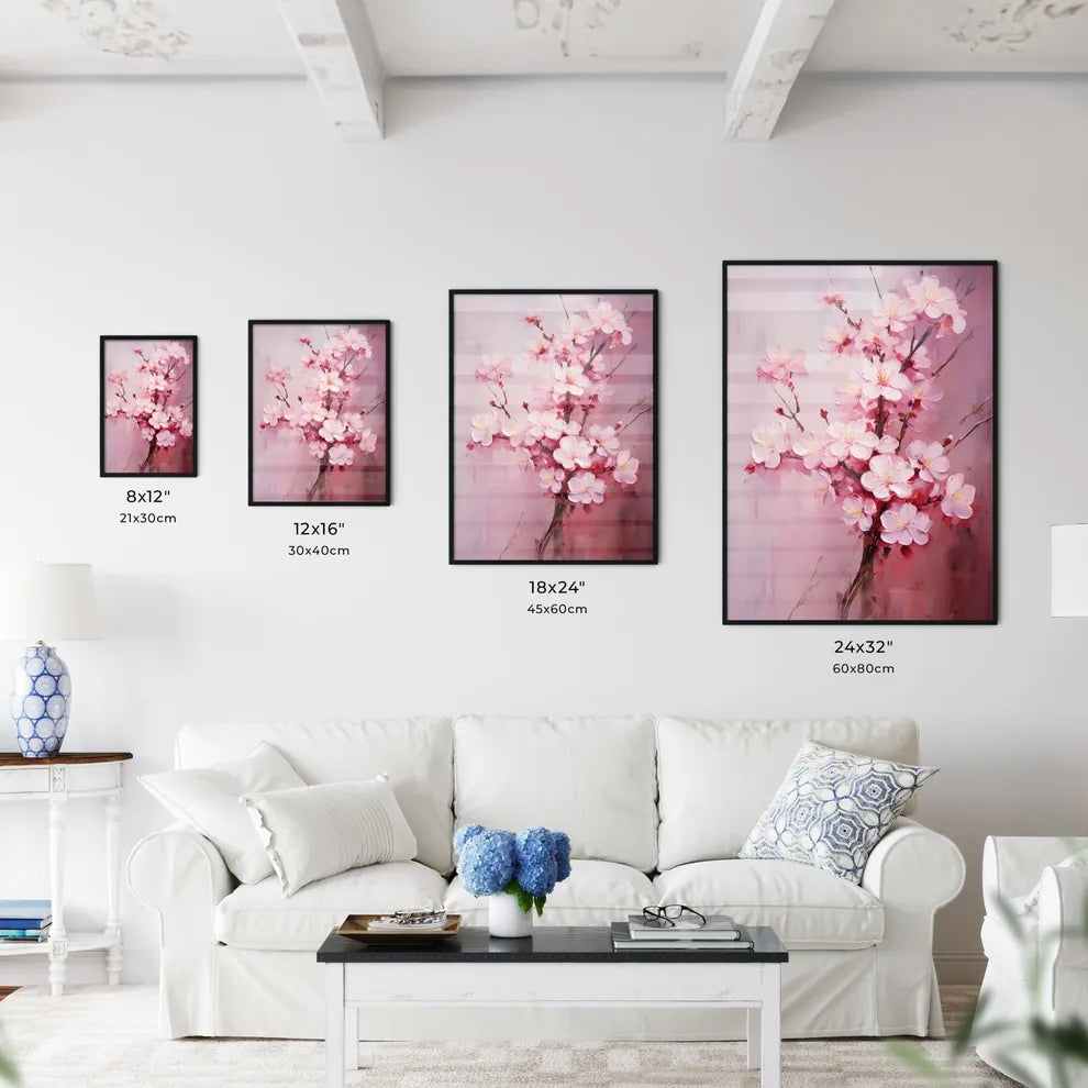 Fresh Pink Soft Spring Cherry Tree Blossoms  - Kitchen Hangings