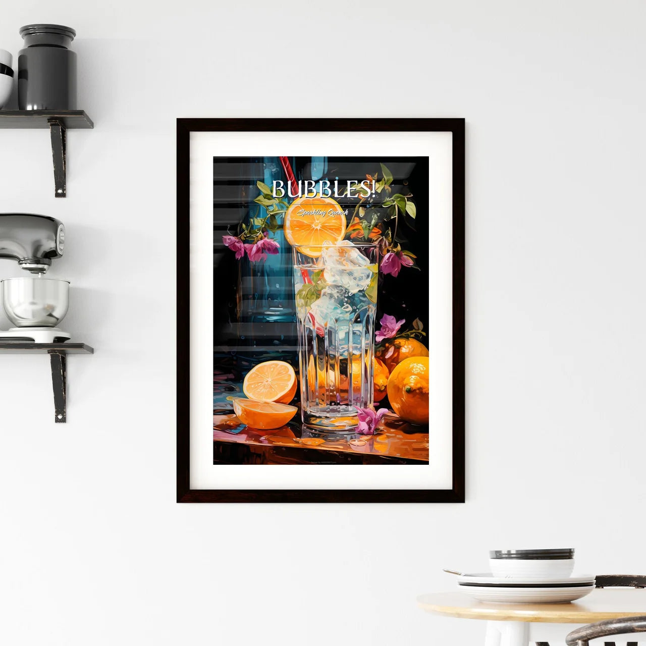 Gin And Soda Is A Bubbly Refreshing Way To E Framed Print