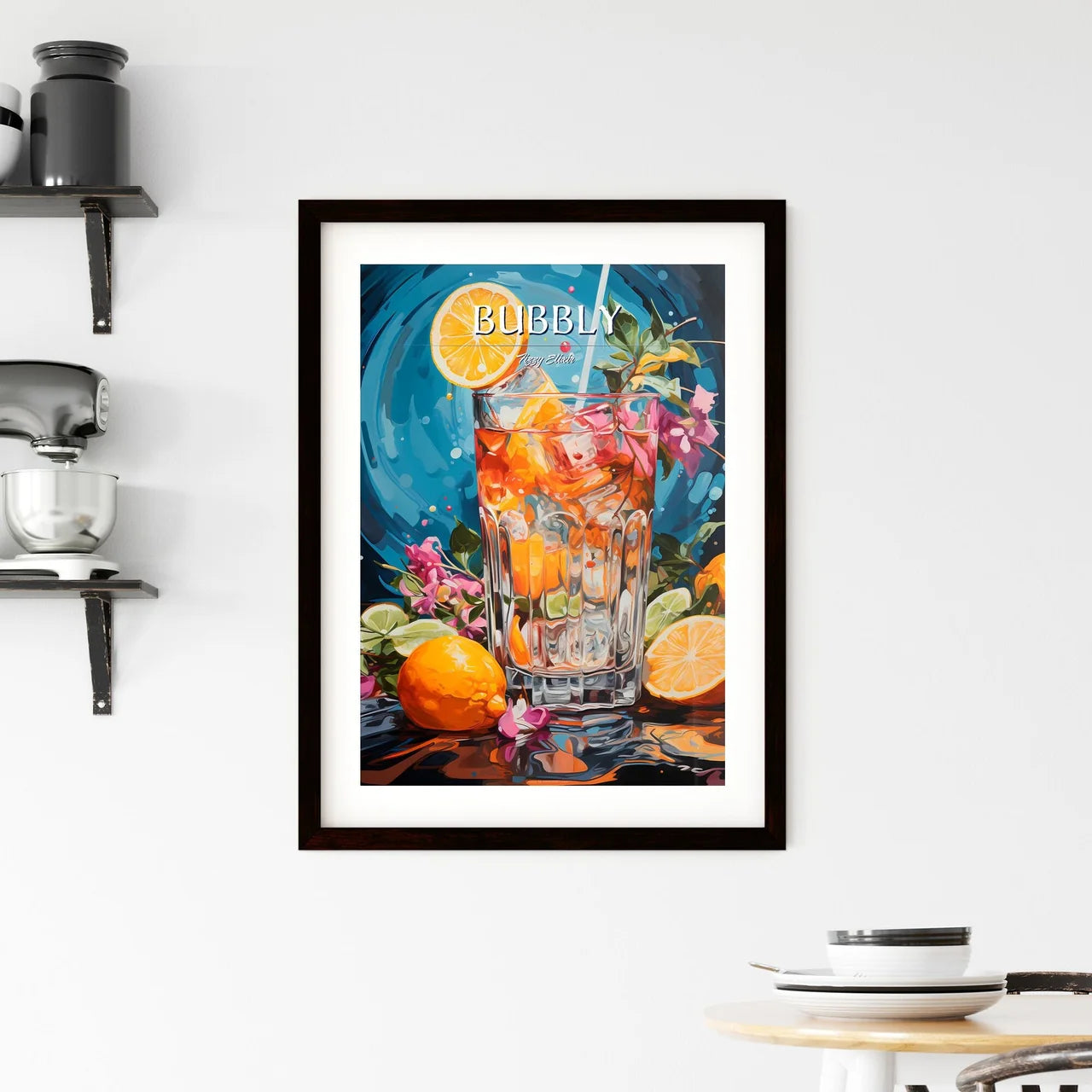 Gin And Soda Is A Bubbly Refreshing Way To E Framed Print
