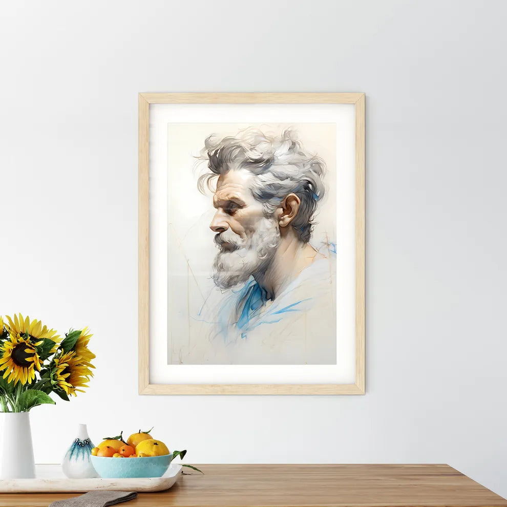 Hand Drawing Picture Left Side Of The Man Hangings