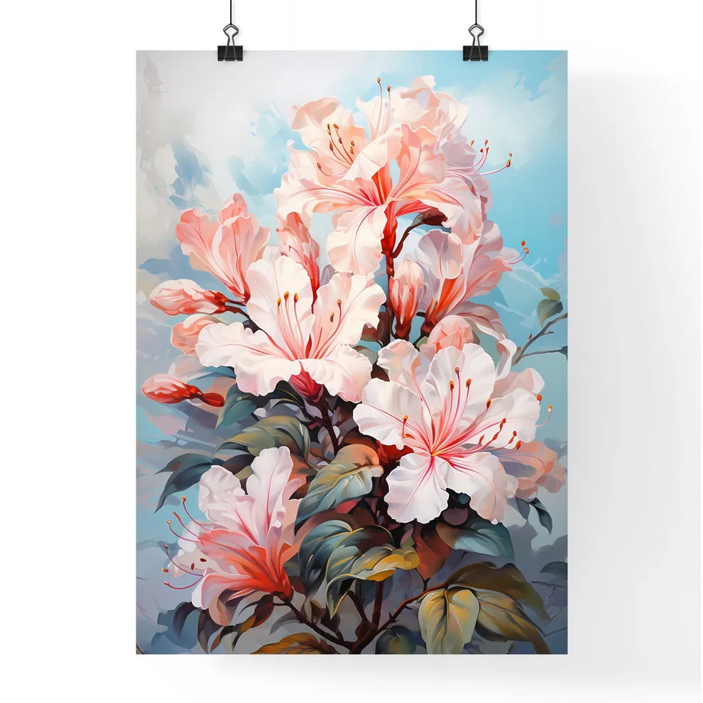 Home Plant Azalea Rhododendron Simsii On Lig Poster