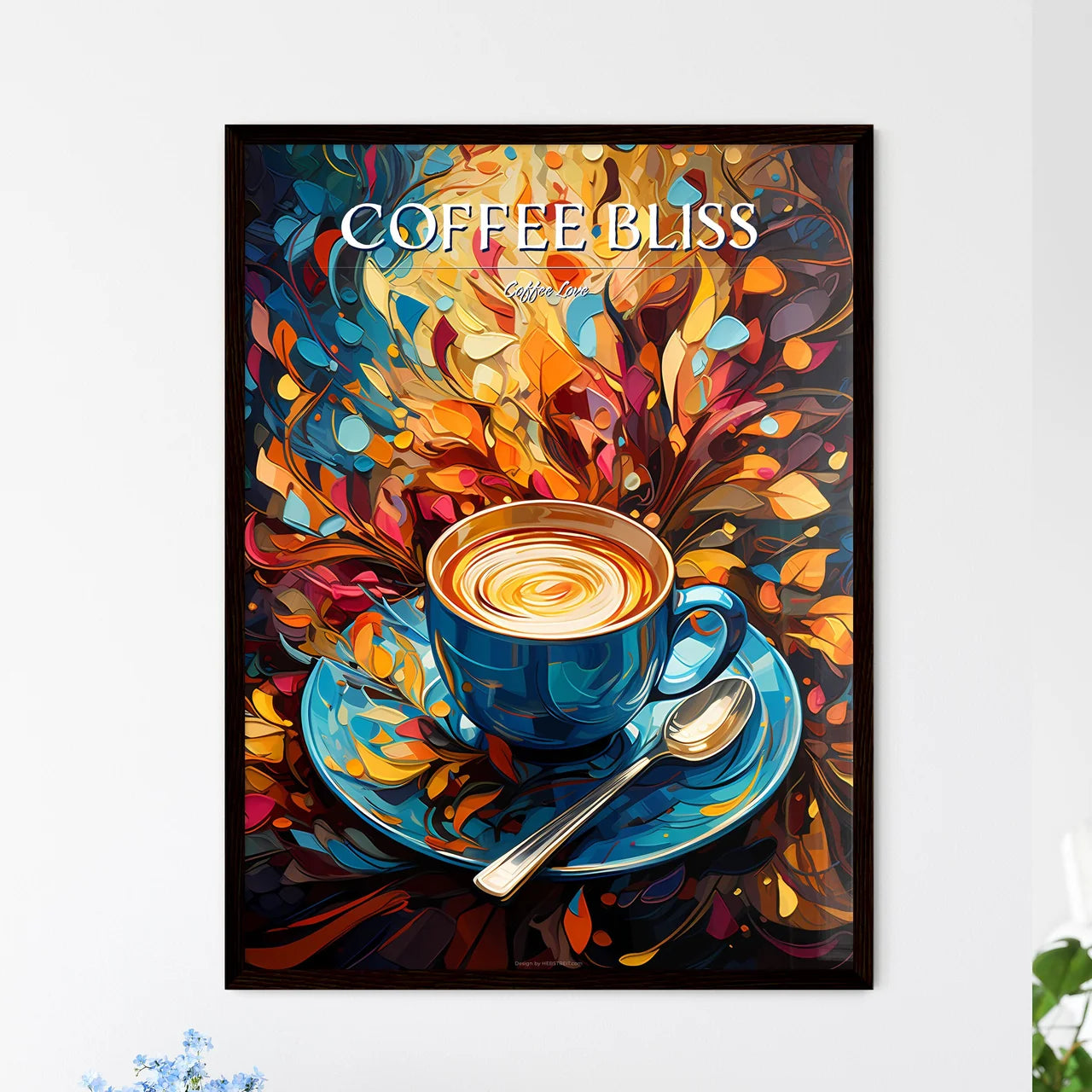 Illustration For All The Coffee Lovers - A B - Framed Art Print